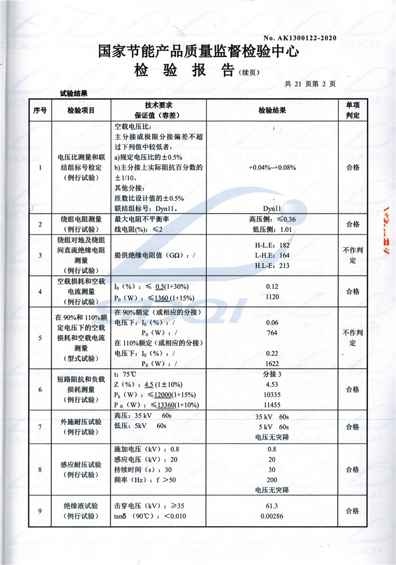 高低压试验报告-S11-1250平陆平陆平陆油浸式变压器-2.jpg